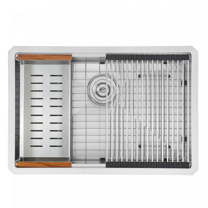 Ancona 28 Undermount Workstation Kitchen Sink - AN-3371|Évier de cuisine poste de travail sous plan Ancona de 28 po - AN-3371|D77GR441