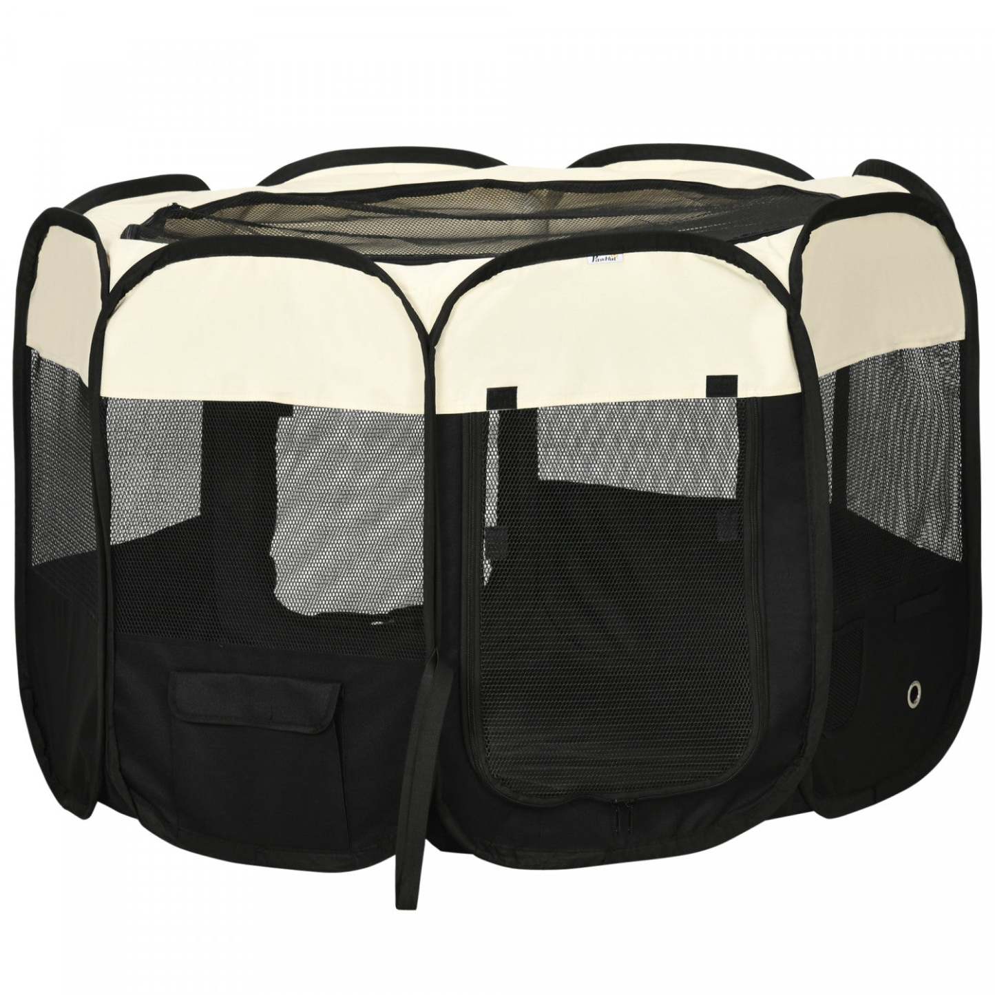 Pawhut Parc Pliable Pour Animaux D'intérieur/extérieur, Parc D'exercice Portable Avec Pochette De Rangement