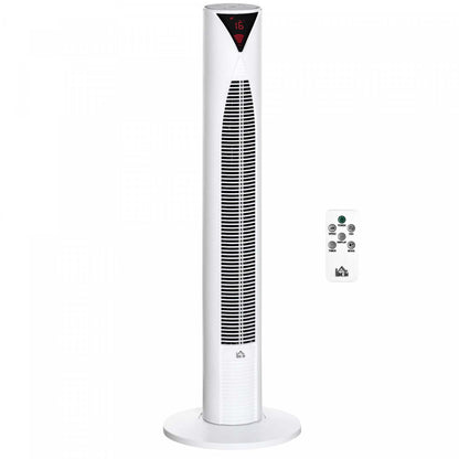 Homcom 38 Ventilateur Tour Avec 4 Modes De Vent Et 3 Vitesses|Homcom Ventilateur Tour De 38 Avec 4 Modes De Vent Et 3 Vitesses