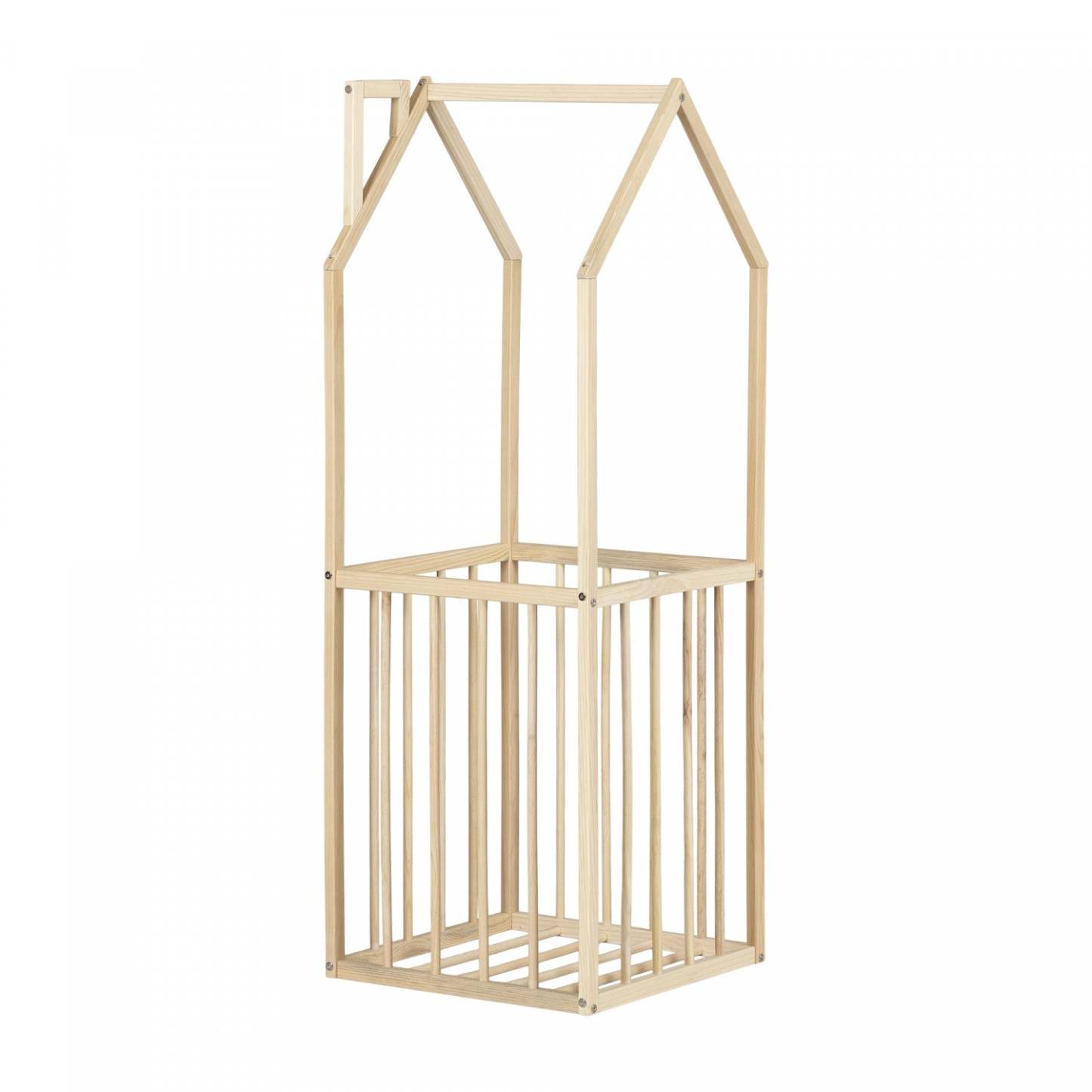 Meuble de rangement Ohana en forme de maison - naturel