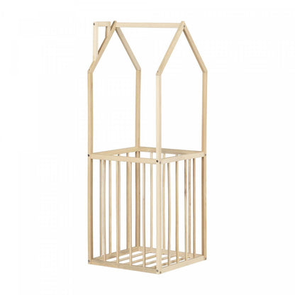 Meuble de rangement Ohana en forme de maison - naturel