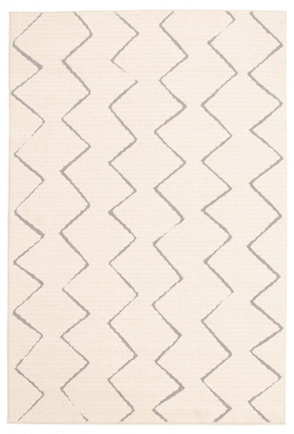 Tapis Kimi Ivoire 5'3 x 7'7|Carpette Kimi ivoire 5 pi 3 po x 7 pi 7 po|D86F8X2R