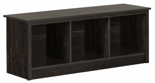 Toza Mudroom Storage Bench - Rubbed Black|Banc de rangement Toza pour vestibule - noir antiqué
