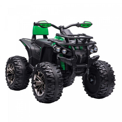 Aosom Voiture Quad À Quatre Roues Pour Enfants 12 V Avec Musique, Phares Réalistes, Large Roue | Aosom Voiture Quad À Quatre Roues Pour Enfants 12 V Avec Phares De Travail Mp3 Reels, Moto Alimentée