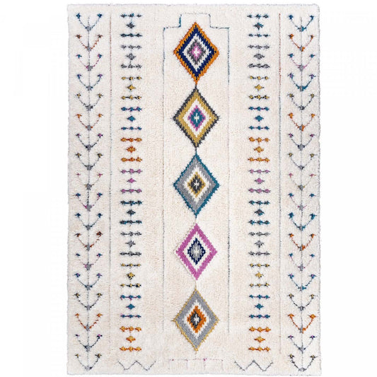 Lola Diamond Motif 4x6 Area Rug|Carpette Lola à motifs de diamants 4 x 6|D80GWAYD