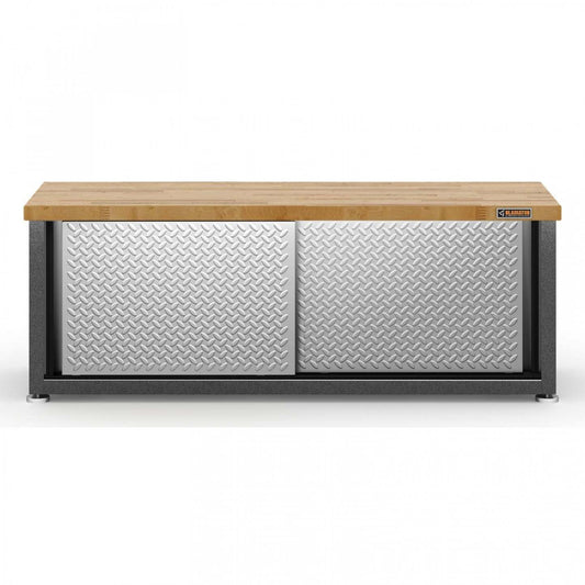 Gladiator Storage Shoe Bench - Silver Tread|Banc de rangement pour chaussures de Gladiator - bande de roulement argentée