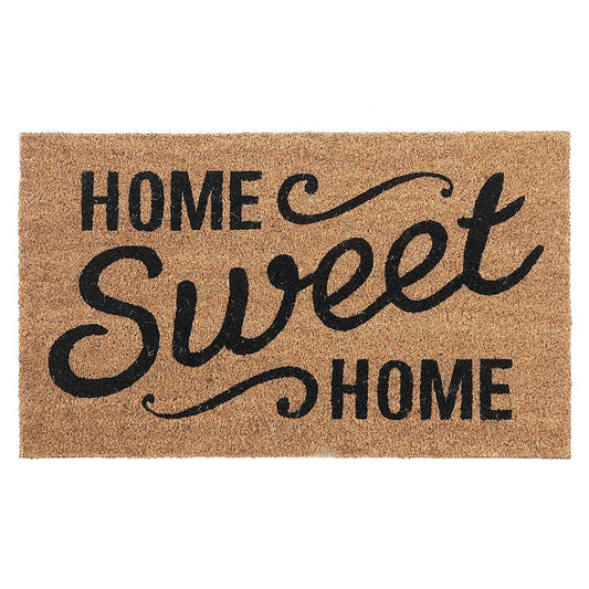 Paillasson en fibre de coco Home Sweet Home Tapis de sol|Paillasson en fibre de coco « Home Sweet Home »