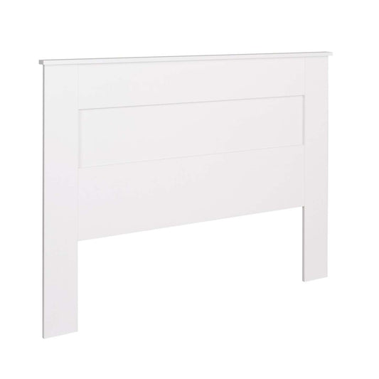 Queen Flat Panel Headboard - White|Tête de lit à panneau plat pour grand lit - blanche