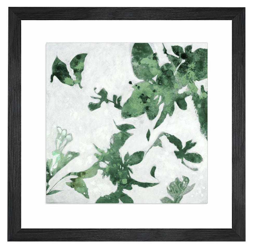 Œuvre d'art murale encadrée noire « High Flying I » 36 x 36