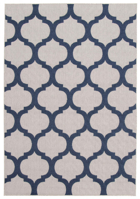 Tapis Sophie Gris-Marine - 6'7 x 9'6|Carpette Sophie grisebleu marine - 6 pi 7 po x 9 pi 6 po|D86F8SXM