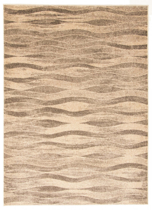 Arusha ivoire / gris 6'7 x 9'6 tapis de zone|Carpette Arusha ivoiregris 6 pi 7 po x 9 pi 6 po|D26YBNT0