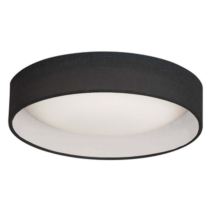 Dainolite Cfled Flush Mount 15 Black Shade Lamp|Plafonnier affleuré Cfled de Dainolite de 15 po avec abat-jour noir