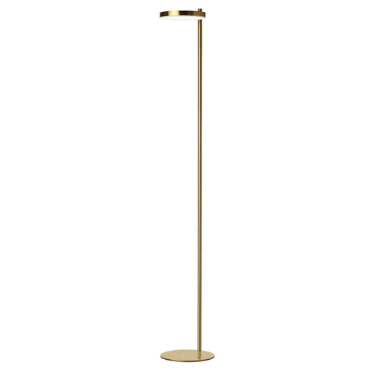 Dainolite Fia 1 Light LED Floor Lamp Aged Brass|Lampe à pied Fia de Dainolite avec finition en laiton vieilli et 1 ampoule à DEL