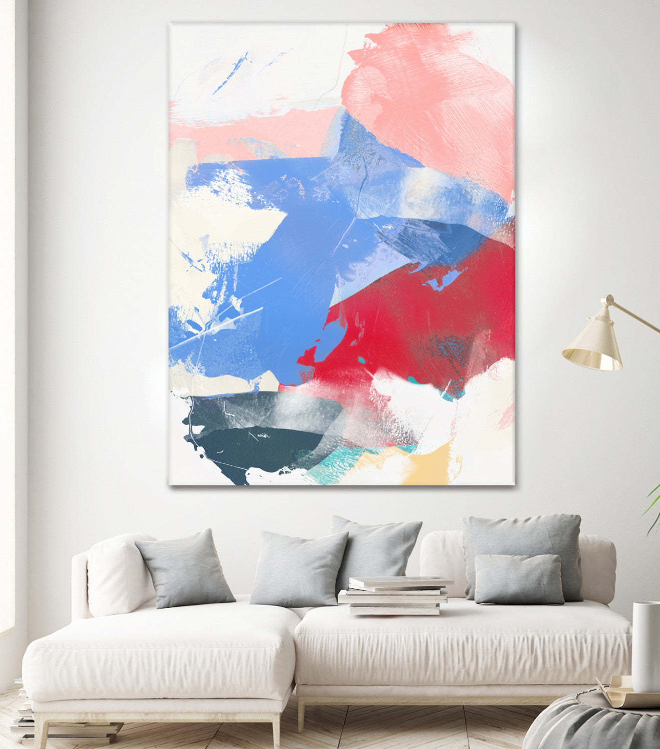 Œuvre d'art murale géante « Sweet Poetry II » 72 x 54