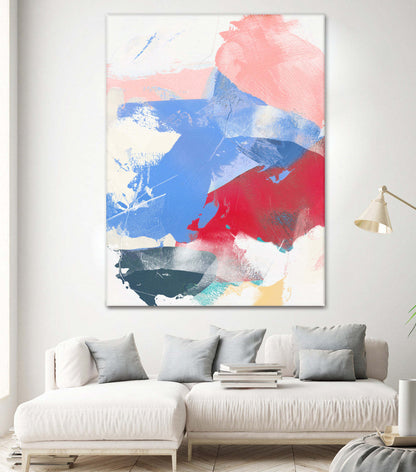 Œuvre d'art murale géante « Sweet Poetry II » 72 x 54