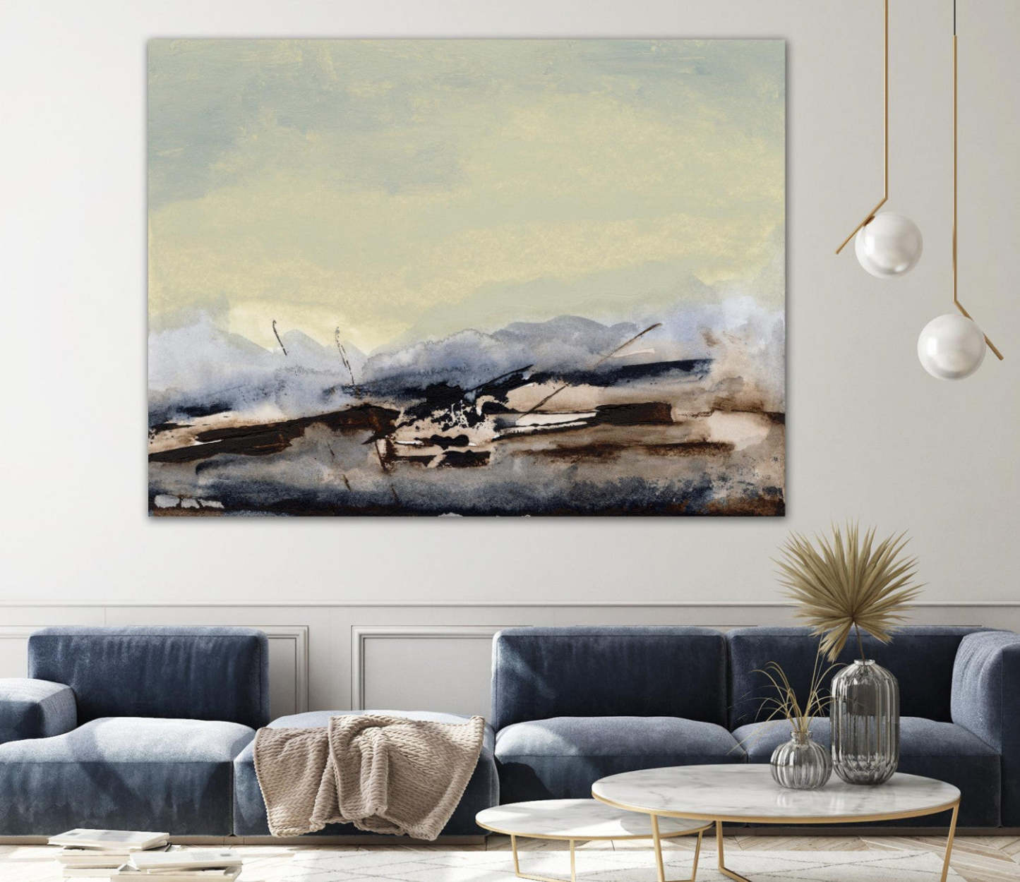 Shanthih Ii Giant Art 72x54 Wall Art|Œuvre d'art murale Giant Art « Shanthih Ii » 72 x 54