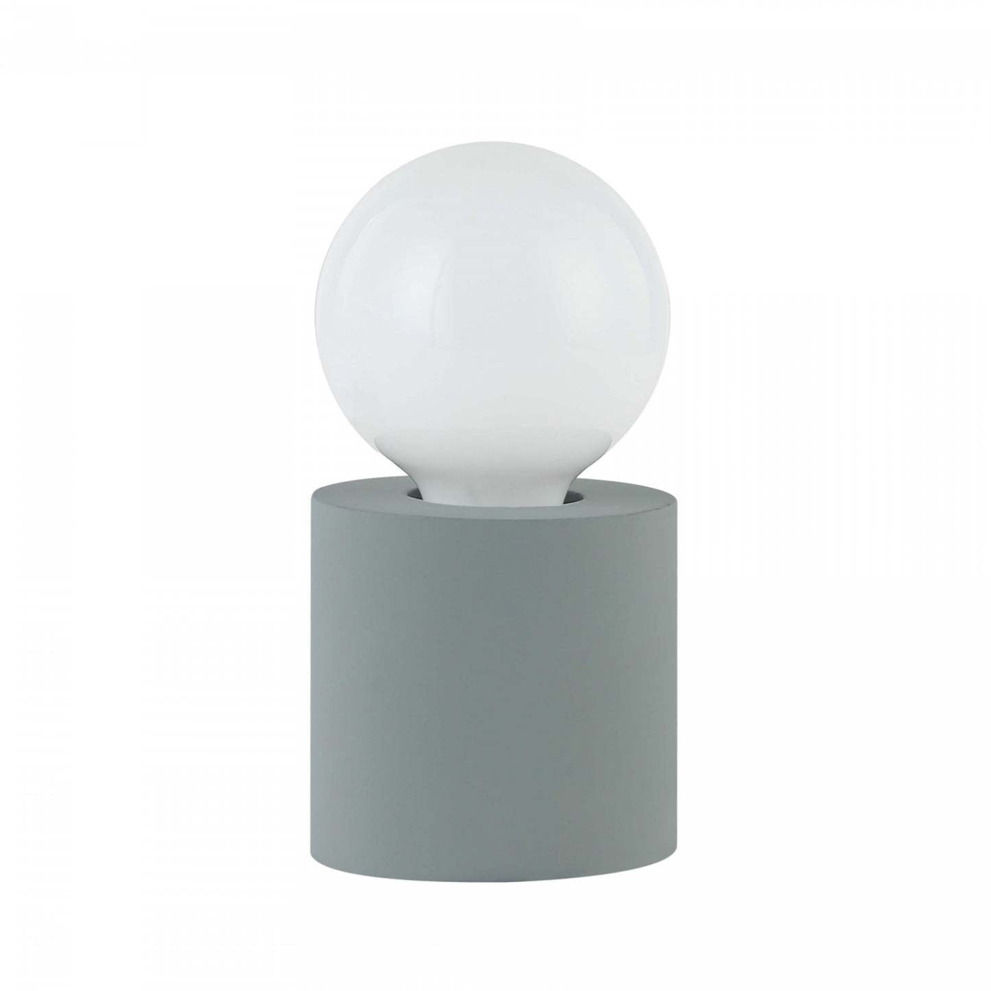 Dainolite Tonya 1 Light Table Lamp Grey|Lampe de table Tonya de Dainolite avec fini gris et 1 ampoule