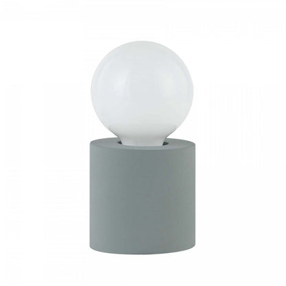 Dainolite Tonya 1 Light Table Lamp Grey|Lampe de table Tonya de Dainolite avec fini gris et 1 ampoule
