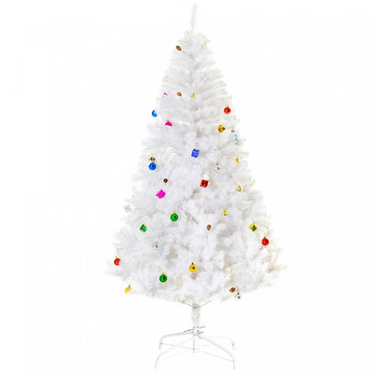 Homcom Arbre De Noel Artificiel De 6 Pieds Avec Ornement Et 930 Pointes De Branches|Homcom 6ft Artificial Christmas Tree With Ornament And 930 Branch Tips