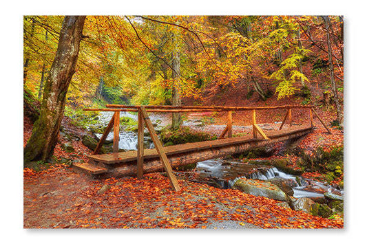 Paysage d’automne 2 24x36 Cadre d’art mural et panneau de tissu| Paysage d'automne 2 24 po x 36 po : Cadre d'art mural et panneau de tissu|D44GJ57O