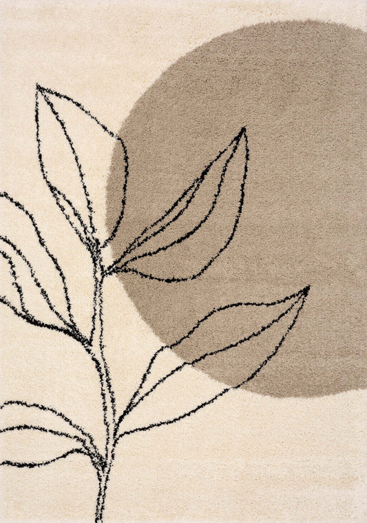 Miley Flower Moon Plush Area Rug - 7'10 x 10'10|Carpette moelleuse Miley avec fleurs et lune - 7 pi 10 po x 10 pi 10 po