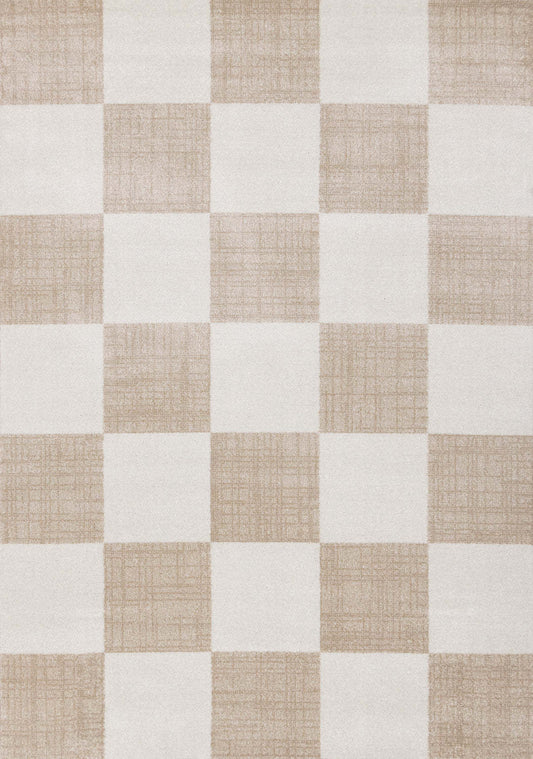 Covington Modern Checkered Indoor Area Rug - 2'0 x 7'7|Carpette Covington à motif de damier moderne pour l'intérieur - 2 pi x 7 pi 7 po
