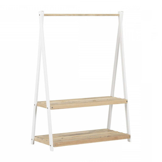 Sweedi Kids Wooden Clothes Rack - White|Portant à vêtements Sweedi en bois pour enfants - blanc