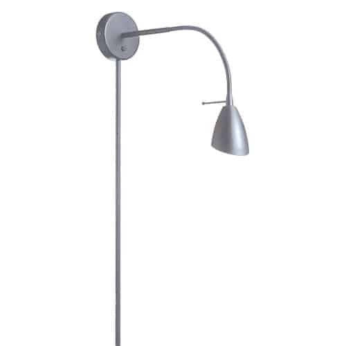 Lampe de lecture murale Winford de Dainolite avec finition chromé satiné