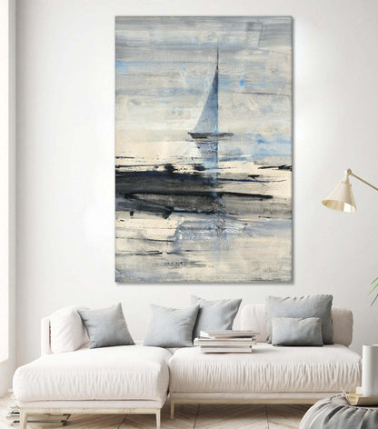 Œuvre d'art murale géante « Sailing » 72 x 48