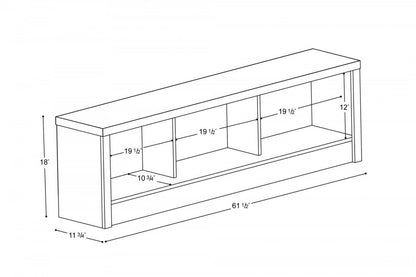 Banc de rangement Calla - Blanc|Banc de rangement Calla - blanc