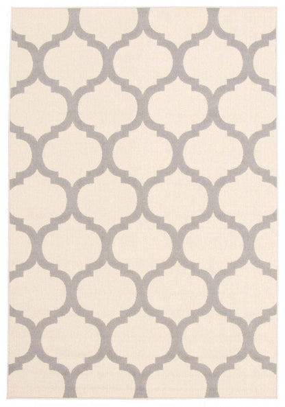 Tapis Sophie gris clair - 201 x 290 cm | D86FGHMK
