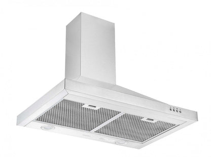 Ancona WRRV430 30 Hotte de cuisine pyramidale murale à évacuation arrière - AN-1595 | Hotte de cuisinière murale de style pyramidal Ancona de 30 po à ventilation arrière - AN-1595 | D77GFH8I