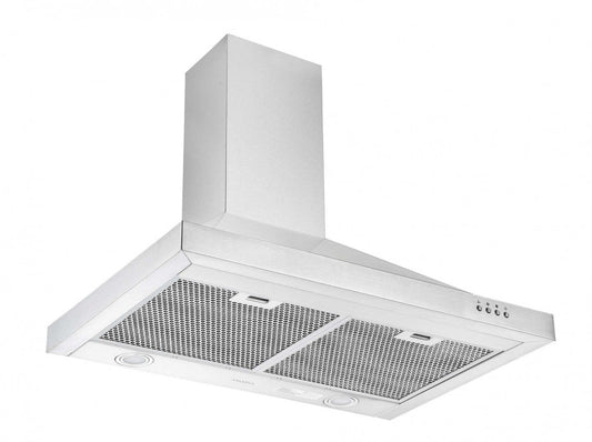 Ancona WRRV430 30 Hotte de cuisine pyramidale murale à évacuation arrière - AN-1595 | Hotte de cuisinière murale de style pyramidal Ancona de 30 po à ventilation arrière - AN-1595 | D77GFH8I