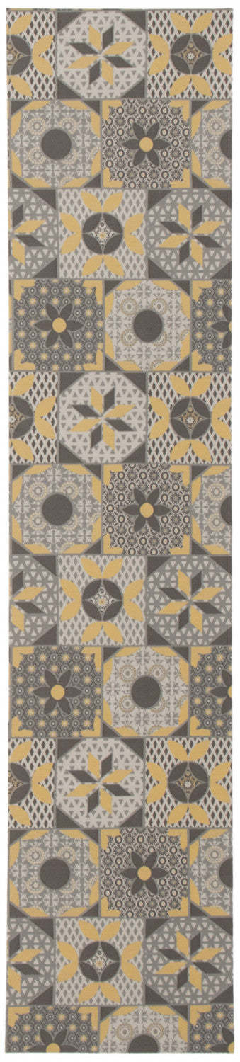 Tapis Bellezza Gris 2'2 x 8'0|Carpette Bellezza grise 2 pi 2 po x 8 pi 0 po|D217LZC3