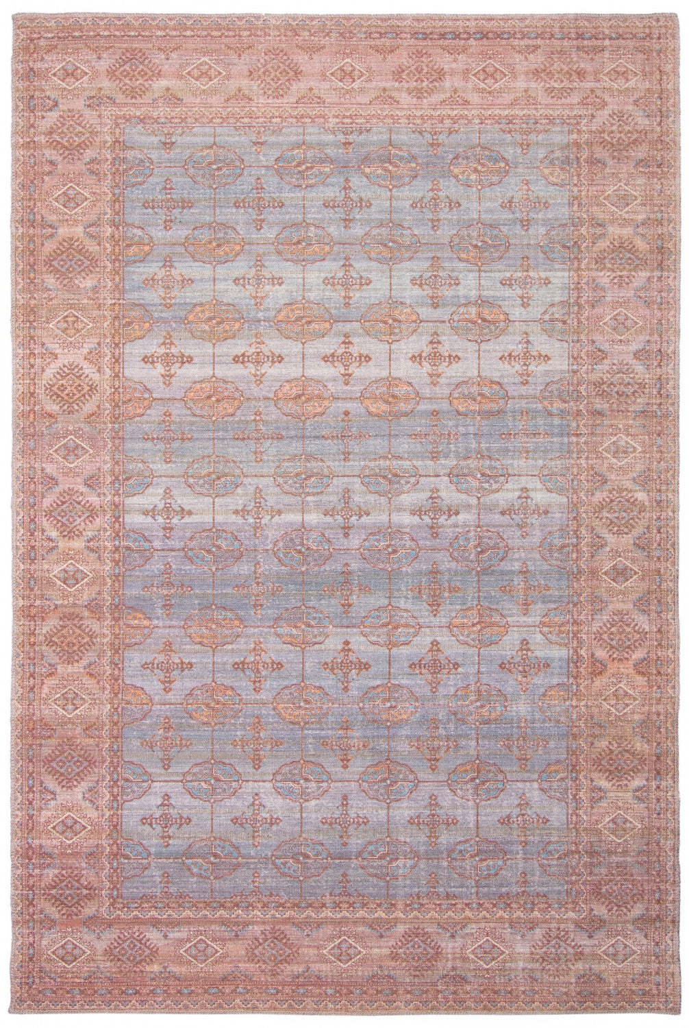 Carpette Rosamond bleue 5 pi 3 po x 8 pi 0 po