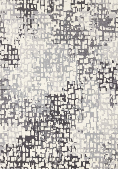 Tapis pixelisée Florence pour l'intérieur - 4 pi 7 po x 6 pi 7 po