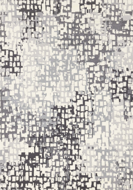 Tapis pixelisée Florence pour l'intérieur - 4 pi 7 po x 6 pi 7 po