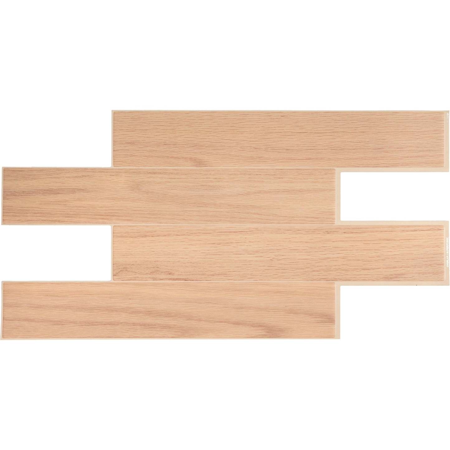 Dosseret Smart Tiles Peel and Stick 2-Sheet 23 x 12 - Norway Oak|Dosseret Smart Tiles peler et coller 23 x 12, 2 feuilles - Norway Oak