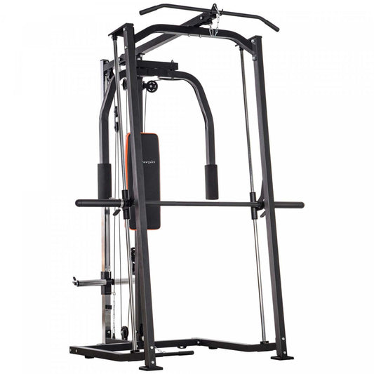 Sportnow Multi-gym Smith Machine Power Cage pour salle de sport à domicile levage de poids