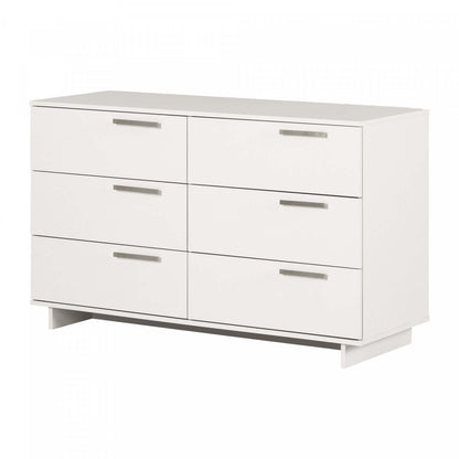 Commode à 6 tiroirs Cavalleri - Blanc Pur | Commode Cavalleri 6 Tiroirs - Blanc Solide
