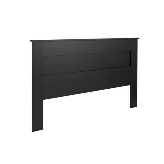 King Flat Panel Headboard - Black|Tête de lit à panneau plat pour très grand lit - noire