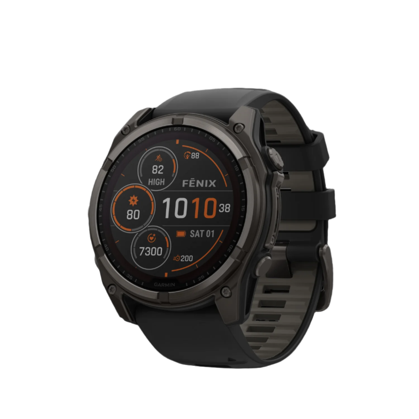 Garmin Fēnix 8 Solar Sapphire Smartwatch 51mm - Gps, Compas, Gyroscope Et Altimètre Barométrique | Montre Connectée Garmin Fēnix 8 Solar Sapphire 51mm - Gps, Boussole, Gyroscope Et Altimètre Barométrique