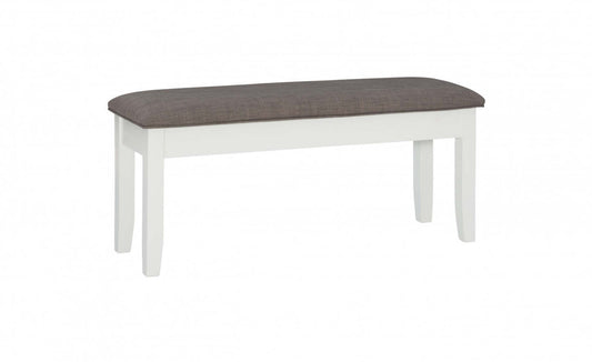 Jane Fabric Storage Dining Bench - Taupe|Banc de salle à manger Jane en tissu avec rangement - taupe