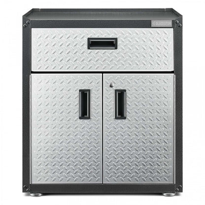 Gladiator 3/4-Door Modular Gearbox - Silver Tread|Armoire modulaire GearBox à portes 3/4 de Gladiator - bande de roulement argentée