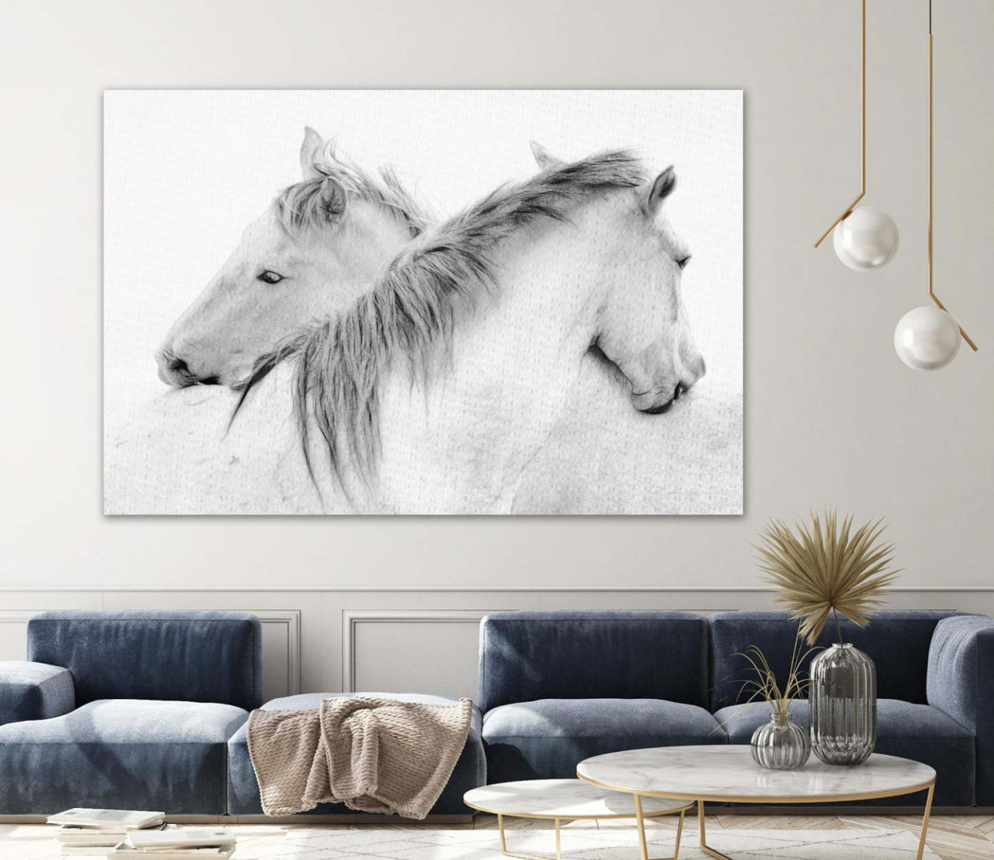 Stas - Chevaux Giant Art 72x48 Wall Art|Œuvre d'art murale Giant Art « Stas - Chevaux » 72 x 48