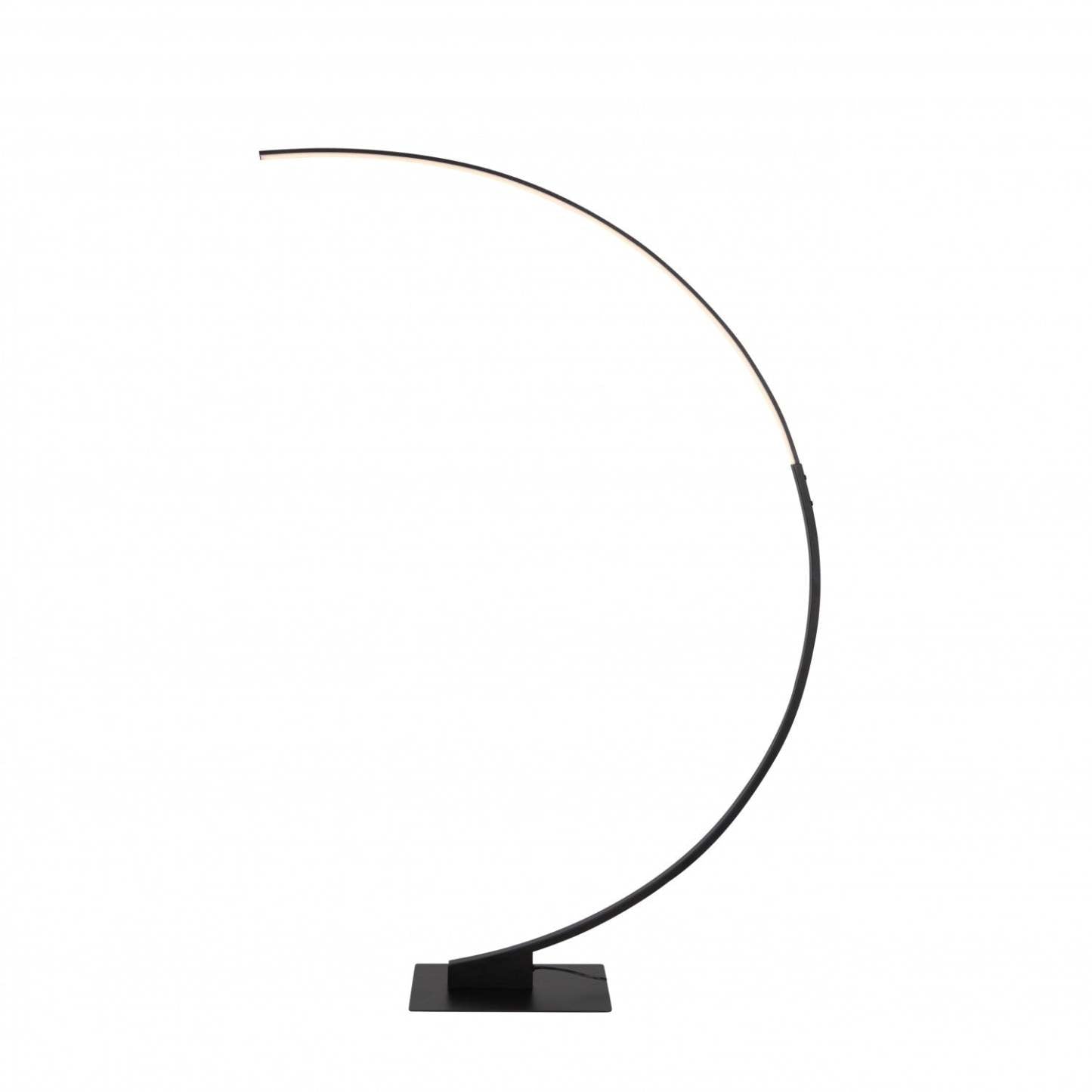 Lampadaire LED Cortina 25 W Noir | Lampe à pied Cortina noire à DEL de 25 W | D06H3R1P
