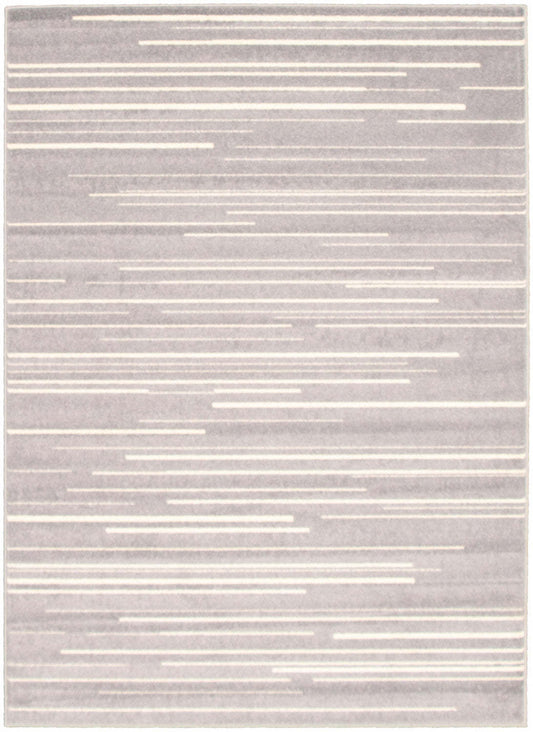 Faith Silver-Cream Area Rug - 3'11 x 5'7|Carpette Faith argent-crème - 3 pi 11 po x 5 pi 7 po| D28HBW7P