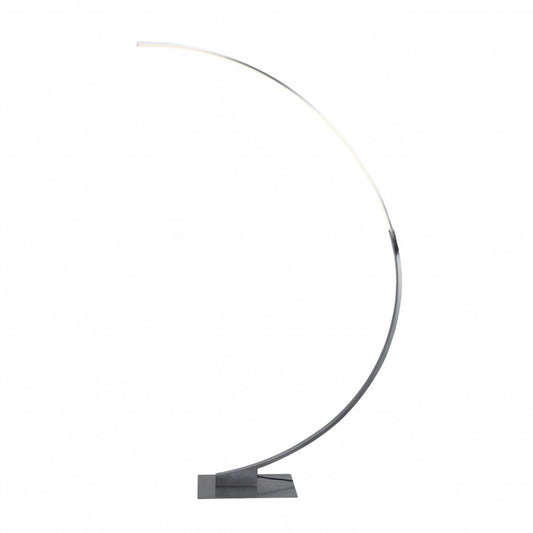 Lampadaire LED Cortina 25 W Argent | Lampe à pied Cortina argentée à DEL de 25 W | D06HMPTU