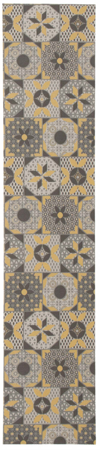 Tapis Bellezza Gris 2'2 x 26'0|Carpette Bellezza grise 2 pi 2 po x 26 pi 0 po|D214NMOC