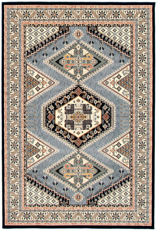 Quincy Blue Area Rug - 7'10 x 10'2|Carpette Quincy bleue - 7 pi 10 po x 10 pi 2 po |D2B9758H